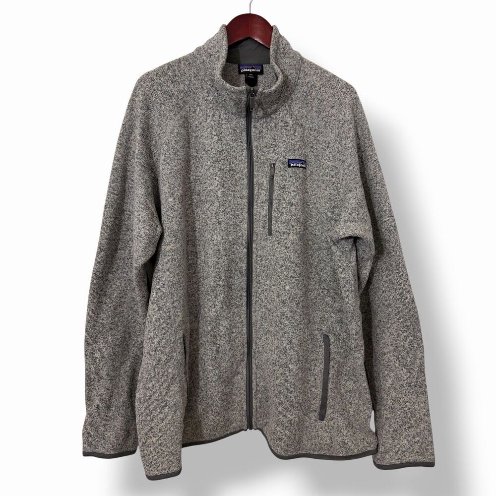 Patagonia Better Sweater Full Zip Fleece Jacket Grey Mens XXL Stonewash Gorpcore